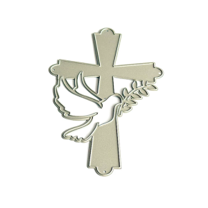 Bird of Peace Cutting Dies Crossed Shape Bird Metal Die Cut Decorative Embossing Paper Die for Card Making Scrapbooking