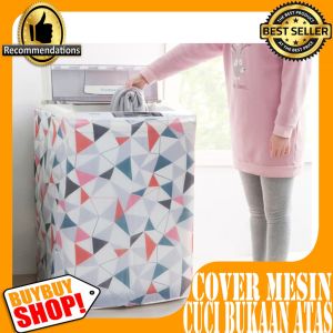 Penutup mesin cuci / cover mesin cuci 1 tabung bukaan atas murah