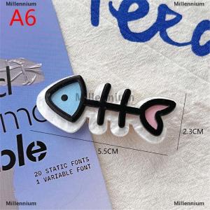 [COD] Millennium Korean Style Creative Little Fish Bone Hairpin Barrettes Summer Cartoon Dolphin Clip Funny Hair Accessories For Women Headwear