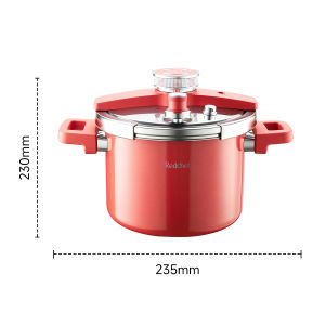 Redchef 6L Thick Explosion Proof 304 Stainless Steel Pressure Cooker No PFAS&PTFE&PFOA and is Suitable for All Stovetops
