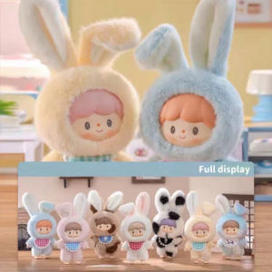 Molinta ZZoton Delicious Bunny Series Vinyl Plush Blind Box Toys Surprise Box Action Figure Cute Girls Birthday Gift Collectible Model