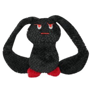 OUTOPEN Long Eared Rabbits Pet Plush Toys Stuffed Animal Bite-Resistant Dog Chew Toys Portable Soft Squeaky Dog Toys Medium Small Dog