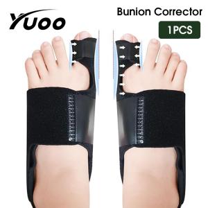 YUOO 1Pair Bunion Corrector pemisah kaki besar Hallux Valgus Orthotics kaki penjagaan tulang Thumb Adjuster pembetulan Pedicure untuk wanita & lelaki