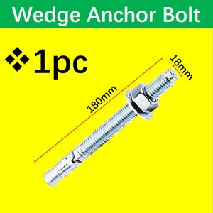 Mago Wedge Anchor Bolt 14-20mm Heavy Duty Galvanized Steel Concrete Anchor Bolt Fastener Screws Expansion Bolts