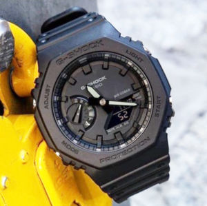 Premium 1:1 Jam Tangan GSH0CK TMJ Ga2100 Autolight FullBlackWatches (Include Fullset)