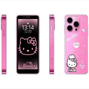 2025 New KT68 Heltty  Smart Phone Dual Card Dual Standby Ultra Clear Camera  Long Battery Life Cartoon Cute Childrens Music Mobile Phone  Version