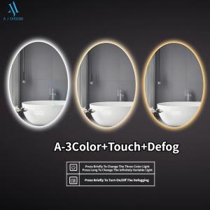 [SG Stock]LED smart mirror with lights for bathroom anti-fog wall-mounted mirror makeup mirror