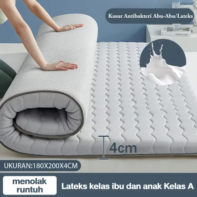 NLS KASUR LATEX PREMIUM + BUSA - NYAMAN & ANTI PEGAL UK.90x200/120x200/160x200/180x200cm