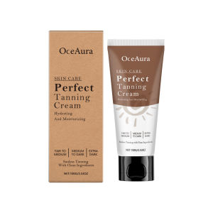 OceAura Body Sunless Tanning Cream ครีมบำรุงผิวกันแดดช่วยให้ผิวแทน ช่วยให้ผิวดูมีสีแทนสุขภาพดี พร้อมเพิ่มความชุ่มชื้นและความเงางามสำหรับกิจกรรมกลางแจ้ง