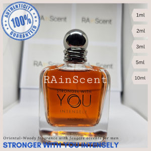 PERFUME DECANT Stronger with you Intensely [ 1ml / 2ml / 3ml / 5ml / 10ml ]