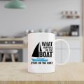 Funny Ship Boat Nautical Compass Mug Cup,I'm Sorry For What I Said While Docking The Boat Ceramic Mug-11oz Coffee Milk Tea Mug Cup,Pontoon Boat Owner Professional Sailor Fisherman Angler Gifts. 