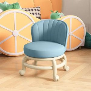 Home Sewing Bench Backrest Small Chair For Shoe Repair Foot Pulley Low Stool Universal Wheel Silent Childrens Toddler Stool