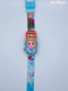 (K44) 3D Frozen Jam Tangan Budak Comel / Disney Cute Fashion Kids Watches
