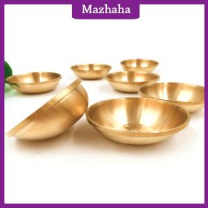 Mazhaha Copper Tibetan Bowl Buddha Disciples to Supply Water Meditation Mini Brass Bowl