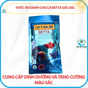 thức ăn cá cảnh OPTIMUM - lên màu hạt nhỏ cho cá ông tiên cá 7 màu cá beta la hán