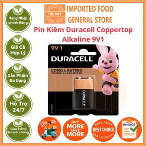 Pin Kiềm Duracell Coppertop Alkaline 9V1