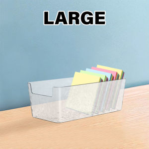 Little Carpenter Clear Stackable Plastic Organizer Multi-Purpose Transparent Storage Kotak Penyimpanan Plastik Lutsinar