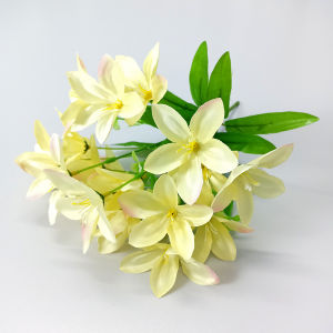 Tanaman Hias Artificial Bunga Lily Tangkai Plastik Dekorasi Hiasan Ruangan Acara Rangkai COD PBP150