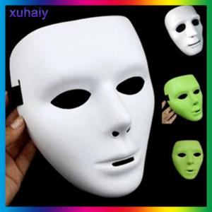 xuhaiy Halloween Cool PVC Kamen Rider Ghost Dance Hip Hop Mask White Night Lights Mask