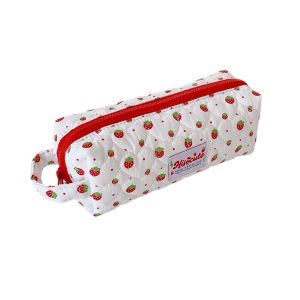 J2UQR3 Pen Bag Fruit Strawberry Stationery Bag Large Capacity Storage Korean Style Pencil Case Makeup Cosmetic Storage Aesthetic Pencil Pouch Stationery Holder
