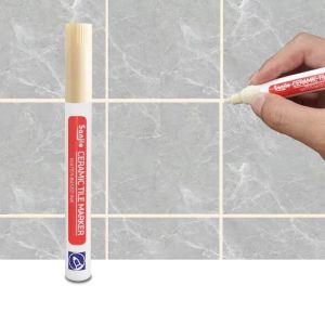 12 Color White Waterproof Tile Refill Grout Pen Wall Seam Pen for Tiles Floor Bathroom Decontamination Seam Repair Tools
