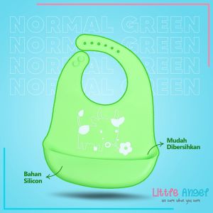 Celemek Makan Bayi BABY BIB SLABER Karet Anak Baby Burb Apron Silicon Bibs Waterproof Murah