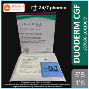 (1 Piece) DuoDERM CGF 187660 10x10cm (4"X4") Convatec Hydrocolloid Wound Dressing