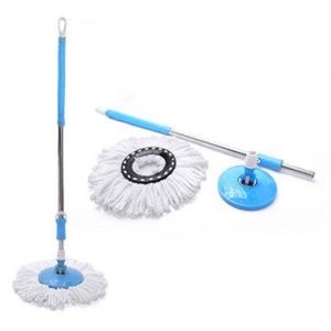 Bộ cán chổi lau nhà thái lan 360 độ có độ bền cao dễ dàng lau sạch mọi vết bẩn dễ di chuyển mọi nơi ( cây lau+ bàn+ bông lau )