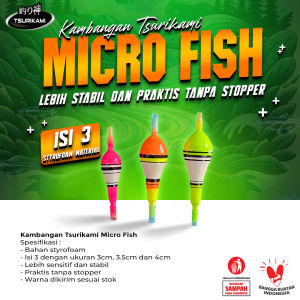 KAMBANGAN TSURIKAMI MICRO FISHING ISI 3