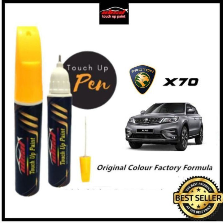 Proton X70 Original Touch Up Paint Touch Up Pen Car Paint 2in1 Pen And Brush Scratch Stone Chip