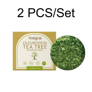 Tea Tree Shampoo Bar Dandruff Removal Oil Control Scalp Cleansing Damaged Hair Repair Natural Herbal Solid Hair Soap 60g