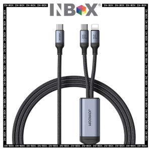 IN-BOX Joyroom 100W  1.5m 2-in-1 Fast Charging Cable