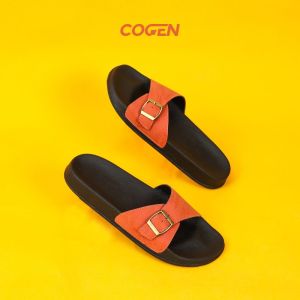 Cogen Slide Sandal Rubber Wanita - Aruna Orange