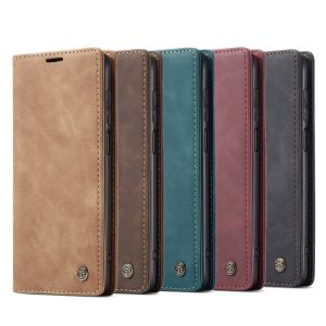 For Samsung Galaxy A54 A55 A35 A25 A15 A05 A34 A14 A04 A04S A33 A53 A73 A13 A52S A72 A42 A32 A22 A02S A12 5G Cover Retro Leather Wallet Phone Case Magnetic Card Slots Flip Cover Casing