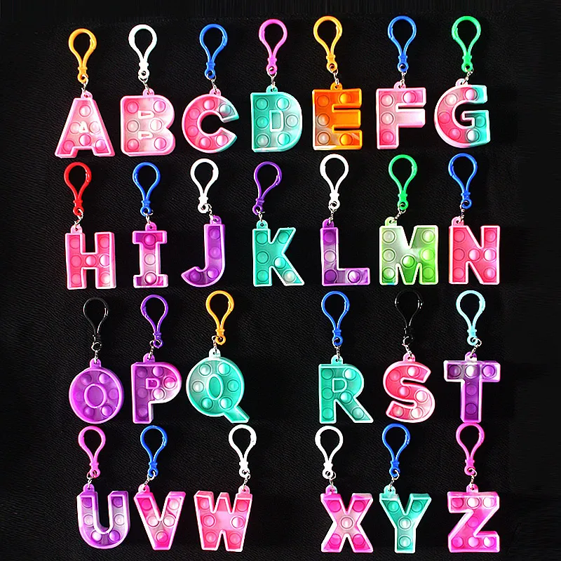 Letter on sale board keychain