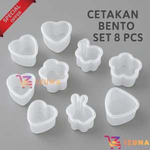 IZ - H15 1 Paket Isi 8 Pcs Cetakan Nasi Bento Karakter | Set Kartun 8 Pcs |Cetakan Bento Kartun Lucu | Set Isi 8 Pcs