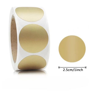 (Super Fan)50pcs/300pcs Round Shape Labels Sticker Silver Gold Red Scratch Off Stickers DIY Handmade For Game Scratch Sticker Labels