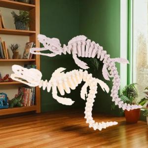 KingBe โครงกระดูกมอสซอรัสจำลอง1ชิ้นโมเดลโครงกระดูกไดโนเสาร์สำหรับตกแต่งตู้ปลา