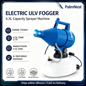 Electric ULV Fogger Sprayer Air Disinfection Cold Fogging Machine for Office Industrial 4.5L