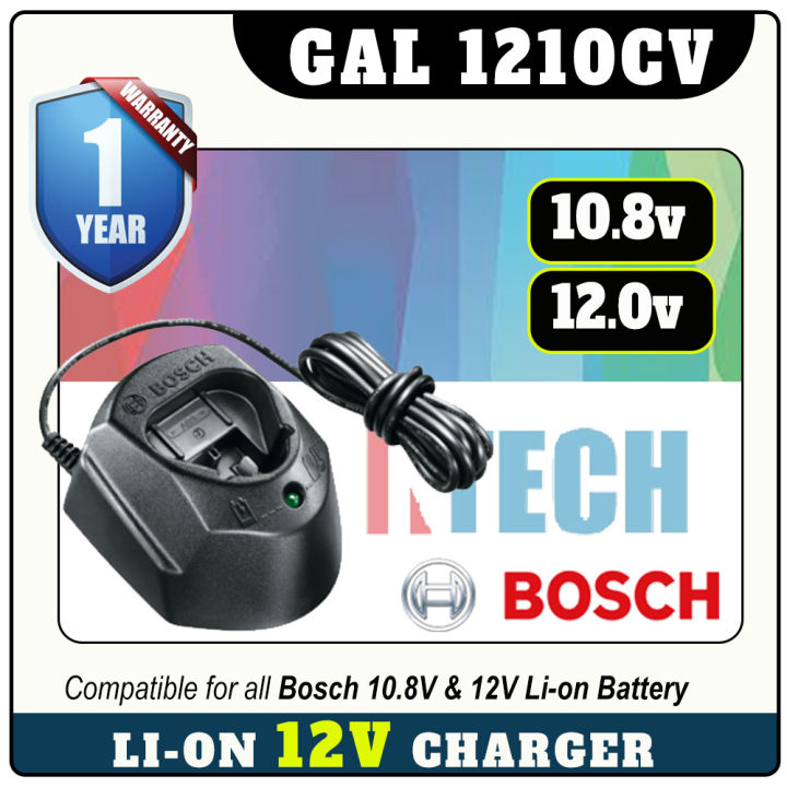 BOSCH 10.8V 12V LI ON CHARGER GAL1210CV AL1210CV Lazada