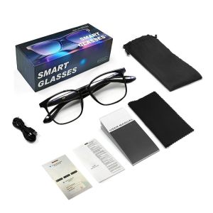 MADEWITH AI Intelligent Translation Smart Bluetooth Sunglasses UV Protection Anti-Blue Light Bluetooth Music Glasses Multifunction Bluetooth Call AI Smart Glasses For Men Women