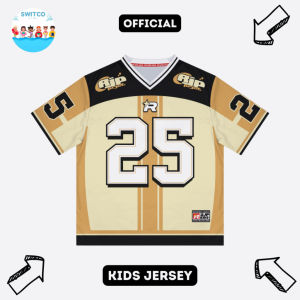 SWITCO | Kaos Jersey Anak Number 24 Laki Laki Bahan DryFit Brazil Full Printing Casual Rugby Retro Streetwear Vintage Hockey Perempuan