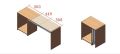 Phụ kiện bàn gập thông minh loại gập xuống, gập lên. 