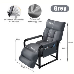 Foldable Sofa Reclining Chair Floor Chair Single Seat Foldable Sofa Bed Folding Bed Heavy Duty With Foam Lunch Break Bed Office Household Adult Nap Bed