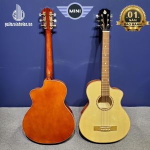 Đàn Guitar Acoustic Tập Chơi Giá Rẻ SVA1MIN- Tặng Kèm Combo Phụ Kiện