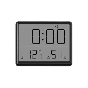 Ultra-Thin Simple Electronic Clock Multi-Function Hygrometer Small Clock LCD Small Alarm Clock