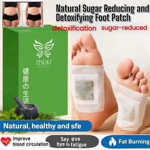Sugar Regulating Detox Foot Patch Sleep-Improving Herbal Dehumidifier Foot Pads 【促进血液健康】天然降糖排毒足贴