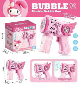 Party Bubbles Gun Fun Playing With Character Design Toys For Kids
