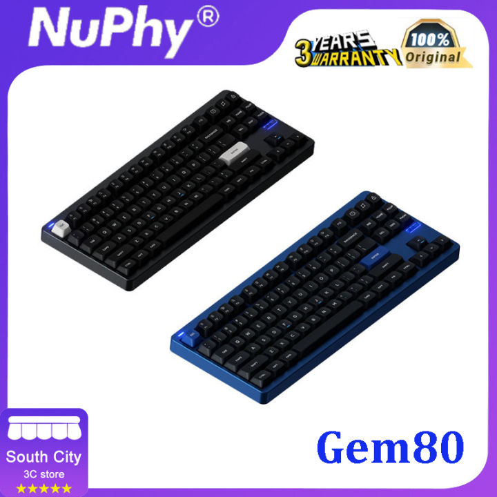 NuPhy Gem80 wireless the third mock examination Bluetooth customized ...