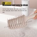 Ribs Styling Comb Fluffy Curly Hair Smooth Hair Massage Brush Salon Barber Anti-hair Loss Women Men. 